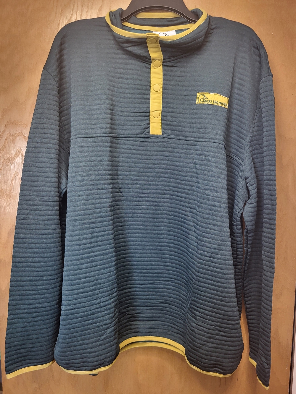 Ducks United Crewneck Pullover - Green With Yellow Trim